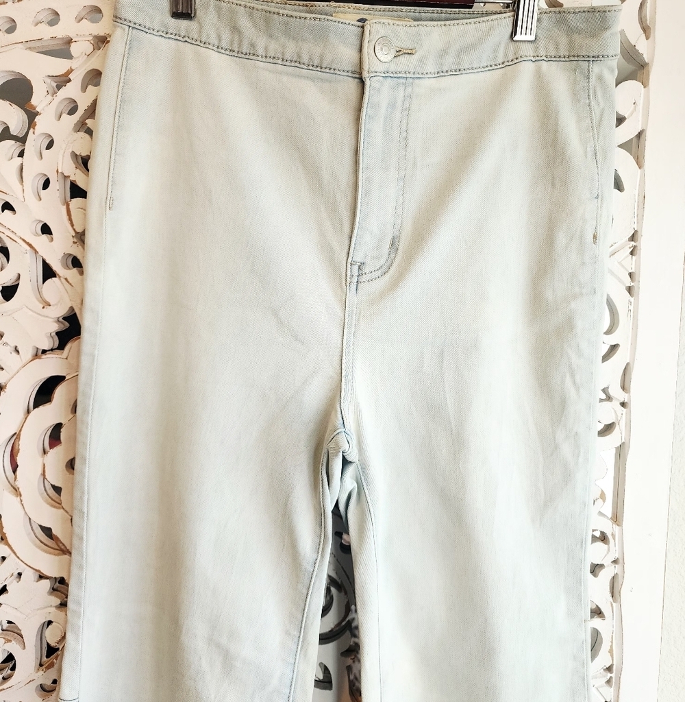 FREE PEOPLE Youthquake Womens Crop Flare Pants Nwot Sz 29 - Picture 10 of 16